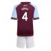 Maillot de foot Aston Villa Ezri Konsa #4 Domicile vêtements enfant 2025-26 Manches Courtes (+ pantalon court)